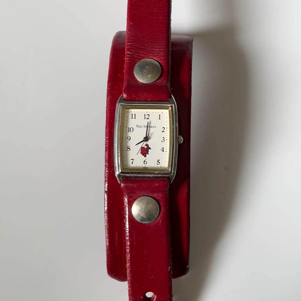 Vintage Red Monkey watch